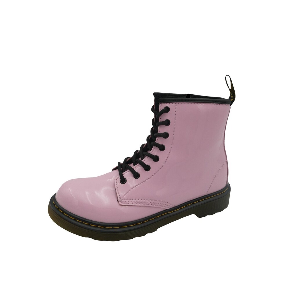 Dr. Martens 1460 J Youth Women's 5 Pink Patent Combat Boots Lace Up
